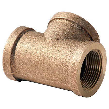 Merit Brass Co 1-1/4 Lead Free Brass Tee, FNPT, 125 PSI XNL106-20